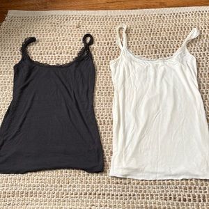Lace tank tops